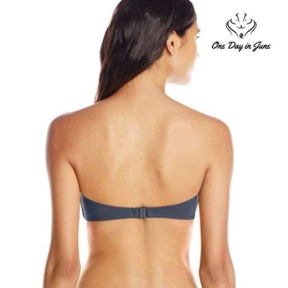 SeaFolly Block Party Bandeau Bustier Size 4 - Picture 2 of 4